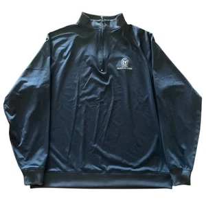 FootJoy FJ Harding Park PGA Tour 1/4 Zip Golf Pullover XL Mens Blue Performance - Picture 1 of 11