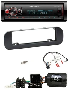 Pioneer Bluetooth USB Lenkrad DAB Autoradio für Fiat Panda 2012-2020 schwarz - Bild 1 von 8