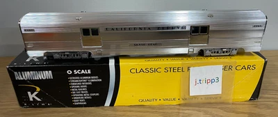 K-line K4613-30903 CB&Q California Zephyr Aluminum 18" Baggage Passenger O Scale - Image 1 of 4
