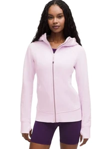 NEW NWT Lululemon Pink Organza Scuba Full Zip Hoodie Jacket Sz 8 10 12 - Bild 1 von 15