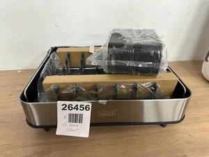 Joseph Joseph ausziehbares Geschirrregal aus Stahl erweiterbar - verstellbar, Ablauf in Spüle - Bild 1 von 7