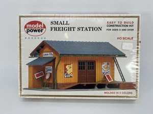 Model Power #404 HO Scale Small Freight Station Building Kit Brand New SEALED - Picture 1 of 3