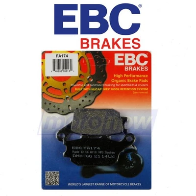 EBC Rear Organic Brake Pads for 1995-1999 Honda VT1100C2 Shadow ACE - Brake vd Foto 1 de 4