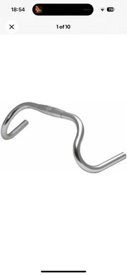 Manillar de carretera Nitto RM014-FVA Dirt Drop 31,8 mm 540 mm Japón grava plateada  Foto 1 de 4