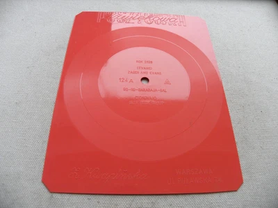 ZAGER AND EVANS in the year 2525 JEFF BECK  barabajagal RARE 1960s POLISH FLEXI - Image 1 of 2