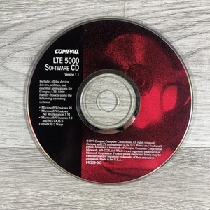 Compaq LTE 5000 Software CD Disc Vintage Treiber Dienstprogramme Anwendungen - Bild 1 von 2