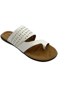 ARRAY Women's Catalina Sandals White - Picture 1 of 3