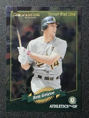 Donruss 2001 - 2000 Retroactivo Ben Grieve #48 Stat Line Temporada/199 Foto 1 de 2