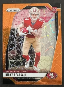2024 Panini Prizm - Ricky Pearsall (RC) Orange Lazer Prizm #383 Niners - Picture 1 of 2
