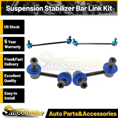 Kit de 4 barras estabilizadoras delanteras traseras para Honda Civic 2012-2014 2015 Mevotech Foto 1 de 4