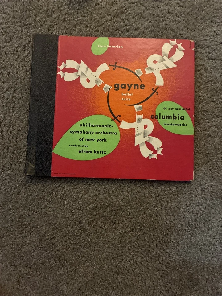 Columbia Masterwork set MM-664, Khachaturian Gayne Ballet suite, 3 LP set - Image 1 of 1