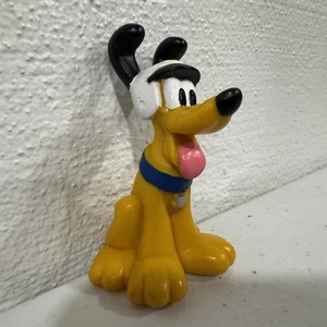 Disney Pluto Figure Mickey Mouse Clubhouse Police Dog PVC Toy Collectible - Picture 1 of 6