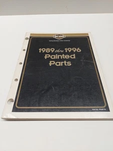 GENUINE HARLEY DAVIDSON 1989-1996 Painted Parts Catalog 99489-96 - Picture 1 of 5