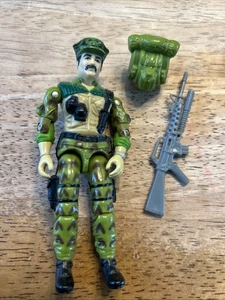 FIGURA DE ACCIÓN DE COLECCIÓN HASBRO 1986 G.I JOE COBRA CUELLO DE CUERO 100% COMPLETO UV - Imagen 1 de 2