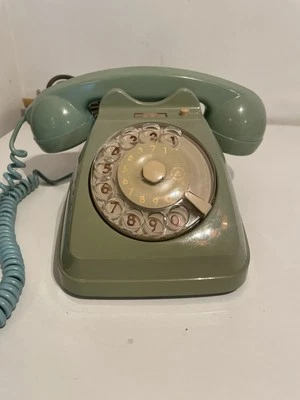 TELEFONO SIP VINTAGE SIEMENS AUSO VERDE ACQUA MODERNARIATO DESIGN NUMERI ORO - Immagine 1 di 4