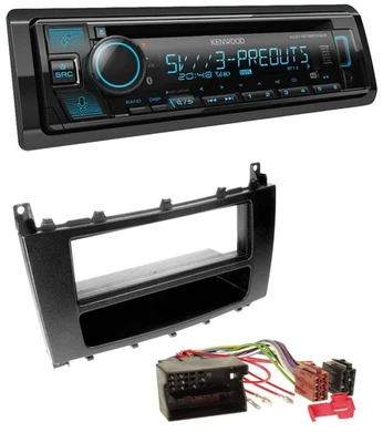 Kenwood Bluetooth USB CD MP3 DAB Autoradio für Mercedes CLK W209 C-Klasse W203 - Bild 1 von 4