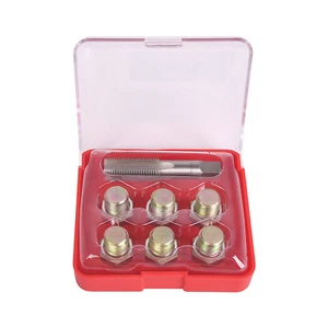 Automotive Drain Tools Oil Sump Pan Stripped Thread Repair Kits M13 M15 M17 M20 - Foto 1 di 11