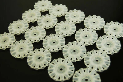 LOTE DE 100 conectores de flores de bola de barra brillante NUEVOS EN PAQUETE  Foto 1 de 4