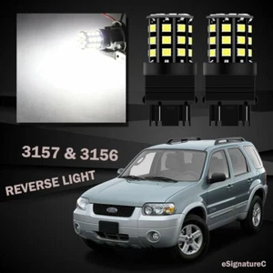 2 x White Backup Reverse Light 3157 3156 33SMD LED For 2001 - 2007 Ford Escape - Picture 1 of 5