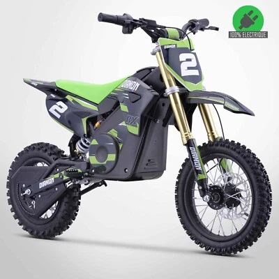 Moto enfant électrique ORION 1300W - 12/10 - Édition 2024 - Vert - Photo 1/4