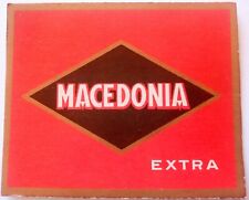 GREECE MACEDONIAN GREEK CIGARETTE'S "MACEDONIA" EXTRA,BRITISH PACKET FRONT COVER