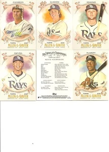 2021 Topps A&G Tampa Bay Rays Complete Team Set w/ HH Insert (7) - Bild 1 von 2