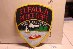 police patch  EUFAULA POLICE  ALABAMA - Picture 1 of 1