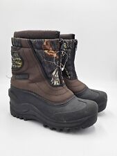 Itasca Camo Snow Boot Youth Size 2 (Brown)