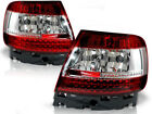 LED TAIL LIGHTS RED WHITE fits AUDI A4 B5 11.94-09.00