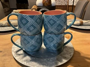 Baum Oasis Coffe Mug 4 Pc Set - Picture 1 of 7