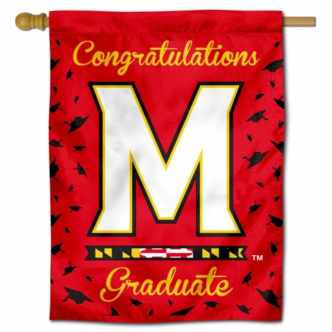 University of Maryland Graduation Gift Decorative Flag Cover