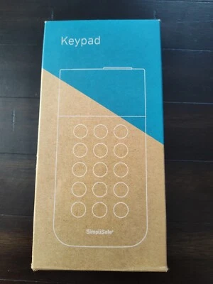 SimpliSafe KP3W Keypad White Wireless Touch-to-Wake Home Security GEN 3 --NEW - Image 1 of 3