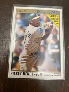 1992 O-Pee-Chee Premier #147 Rickey Henderson - NM-MT