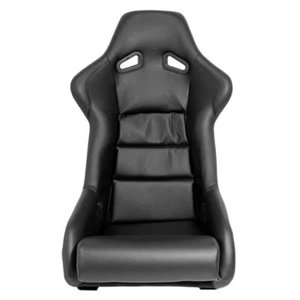 ATS x1 BS1 Universal Motorsport Bucket Seat Fixed Back Black Synthetic leather - Picture 1 of 10