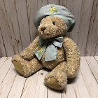 Vintage Harrods Knightsbridge Teddy Bear Plush Spring Flowers 16 Inch Rare