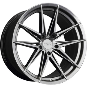 19x8.5 +40 F| 19x10 +40 R| XXR 577 5x114.3 Chromium Black Wheels (Set of 4) - Picture 1 of 2