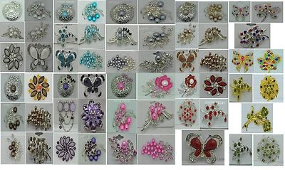 wholesale lot vintage style wedding brooches pin  - Image 1 of 4