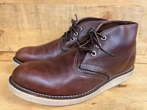 Red Wing 3141 Chukka Briar Oil Slick Brown Leather Boots Size UK 7 | US 8 D - Picture 1 of 20