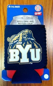 BYU Cougers 2 Pack Beer Can Koozie Kolder NEW - Picture 1 of 1