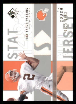 2001 SP Authentic Stat Jerseys #SPTC Tim Couch /1483 - Image 1 of 2