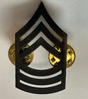 US Army Military clothing Uniform Master Sergeant Metall Rank Insignia Black