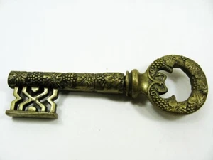 Korkenzieher als Schlüssel - Messing - Höhe ca. 14,5 cm (4) - Bild 1 von 2