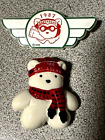 VINTAGE DAYTON HUDSON MARSHALL FIELDS SANTA BEAR 1986 /1987 PIN (2)