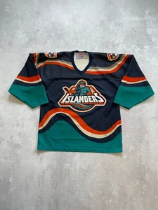 CCM Vintage NHL New York Islanders Maglia Pescatore Uomo M - Foto 1 di 24