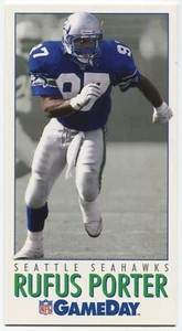 1992 GameDay #469 Rufus Porter Seattle Seahawks - Foto 1 di 2