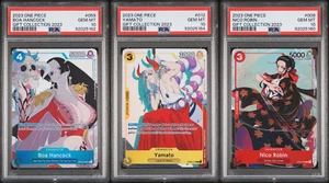 PSA 10 Gift Collection Boa Hancock Nico Robin Yamato Promo One Piece TCG 2023 - Picture 1 of 8
