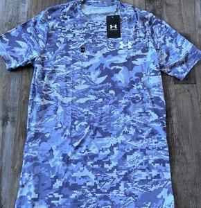 Neu mit Etikett Herren Under Armour M marineblau/hellblau tarnfarben lose Passform Medium - Bild 1 von 2
