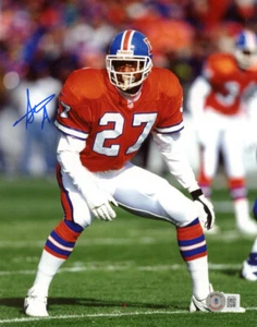 STEVE ATWATER SIGNED AUTOGRAPHED 8x10 PHOTO DENVER BRONCOS LEGEND BECKETT BAS - Picture 1 of 2