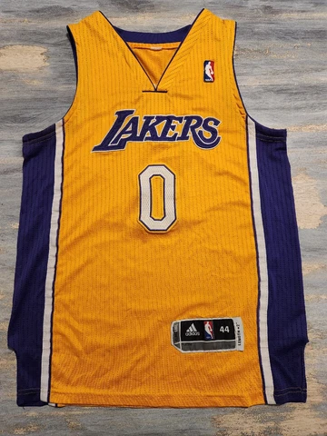 ADIDAS NICK YOUNG #0 LOS ANGELES LAKERS SEWN JERSEY SIZE 44 +2 LENGTH "SWAGGY P" Cover