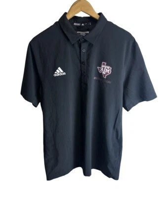 Adidas Texas A&M Aggies Hombre Natación y Buceo Polo Talla Grande Foto 1 de 4